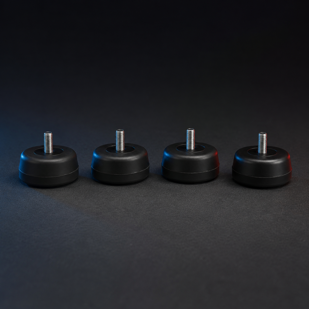 SimXPro — Pieds caoutchouc x4