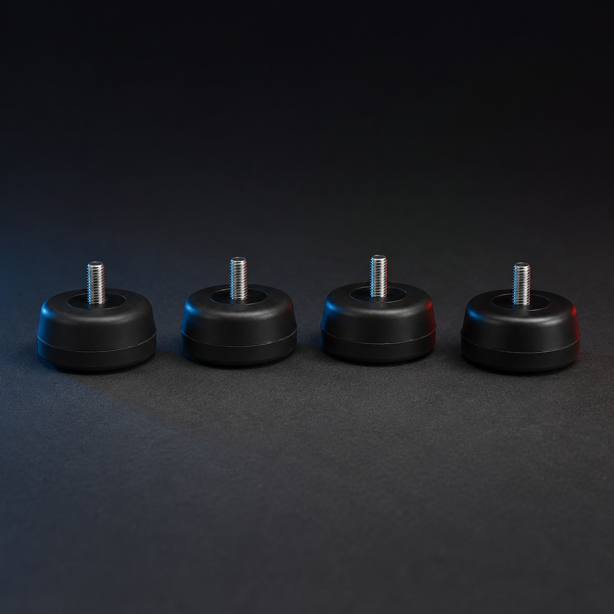 SimXPro — Pieds caoutchouc x4